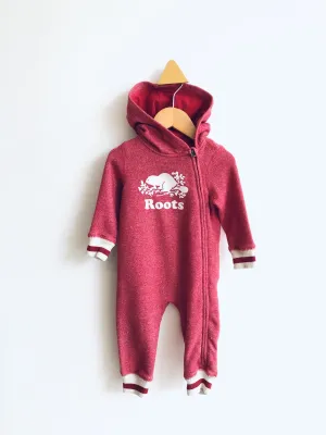 Cabin Romper - Red // 6-12M