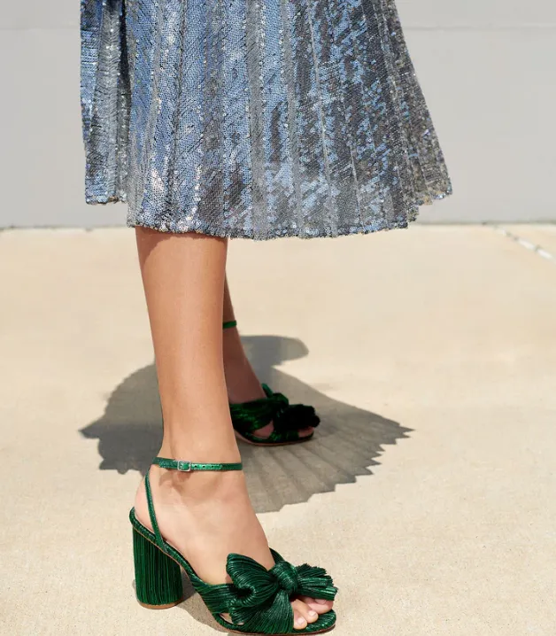 Camellia Bow Heel