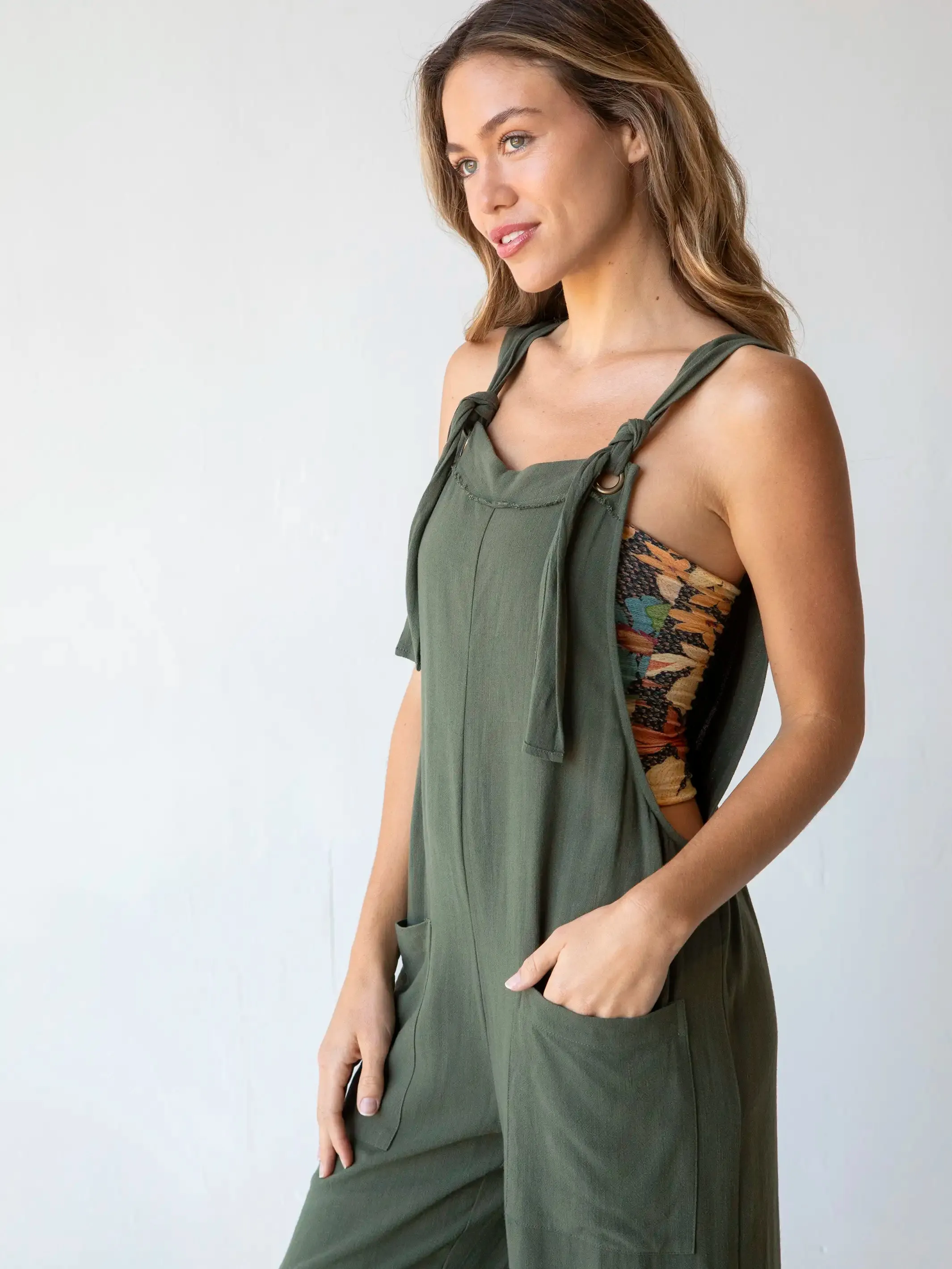 Carly Jumpsuit - Olive