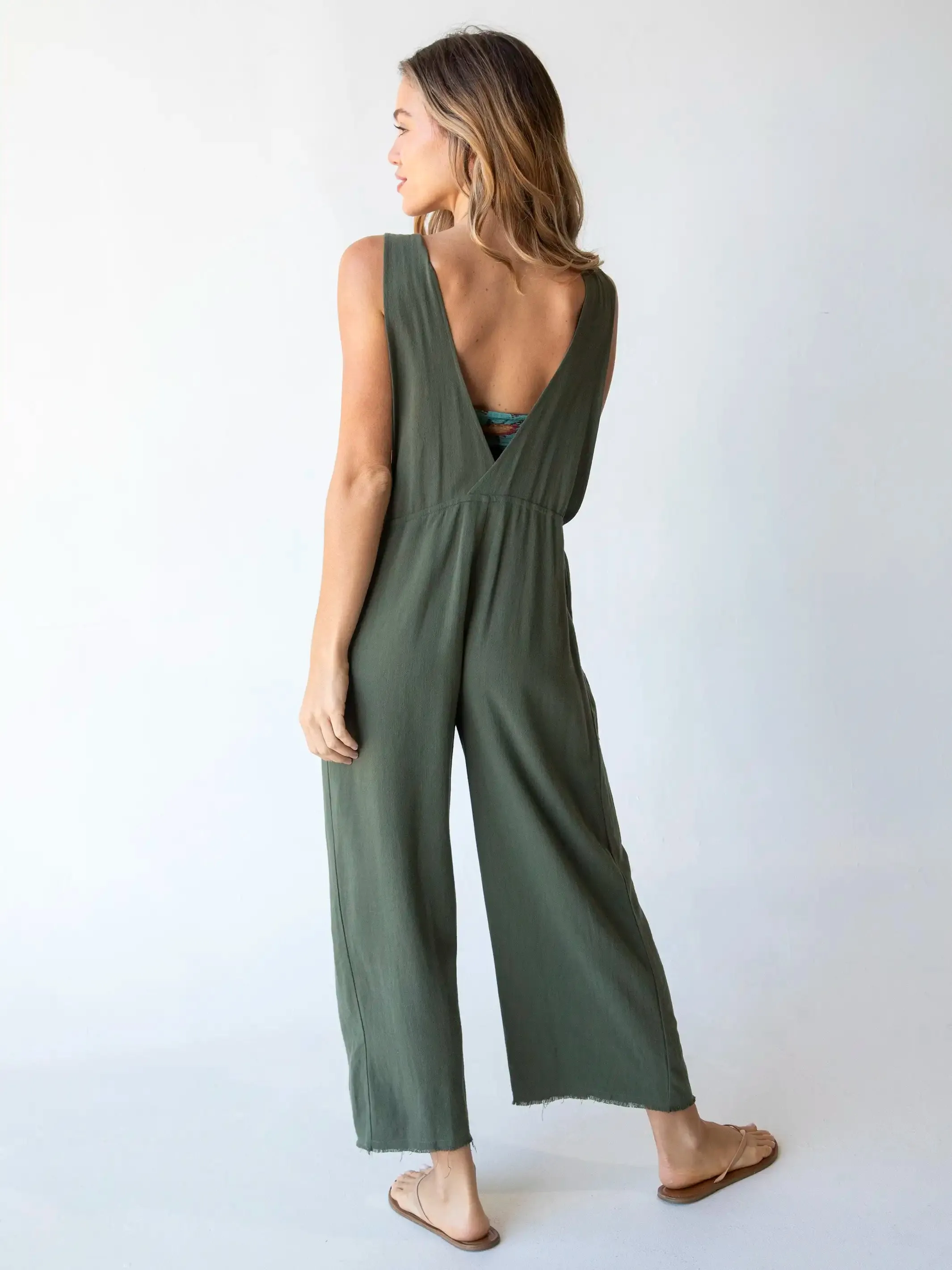 Carly Jumpsuit - Olive