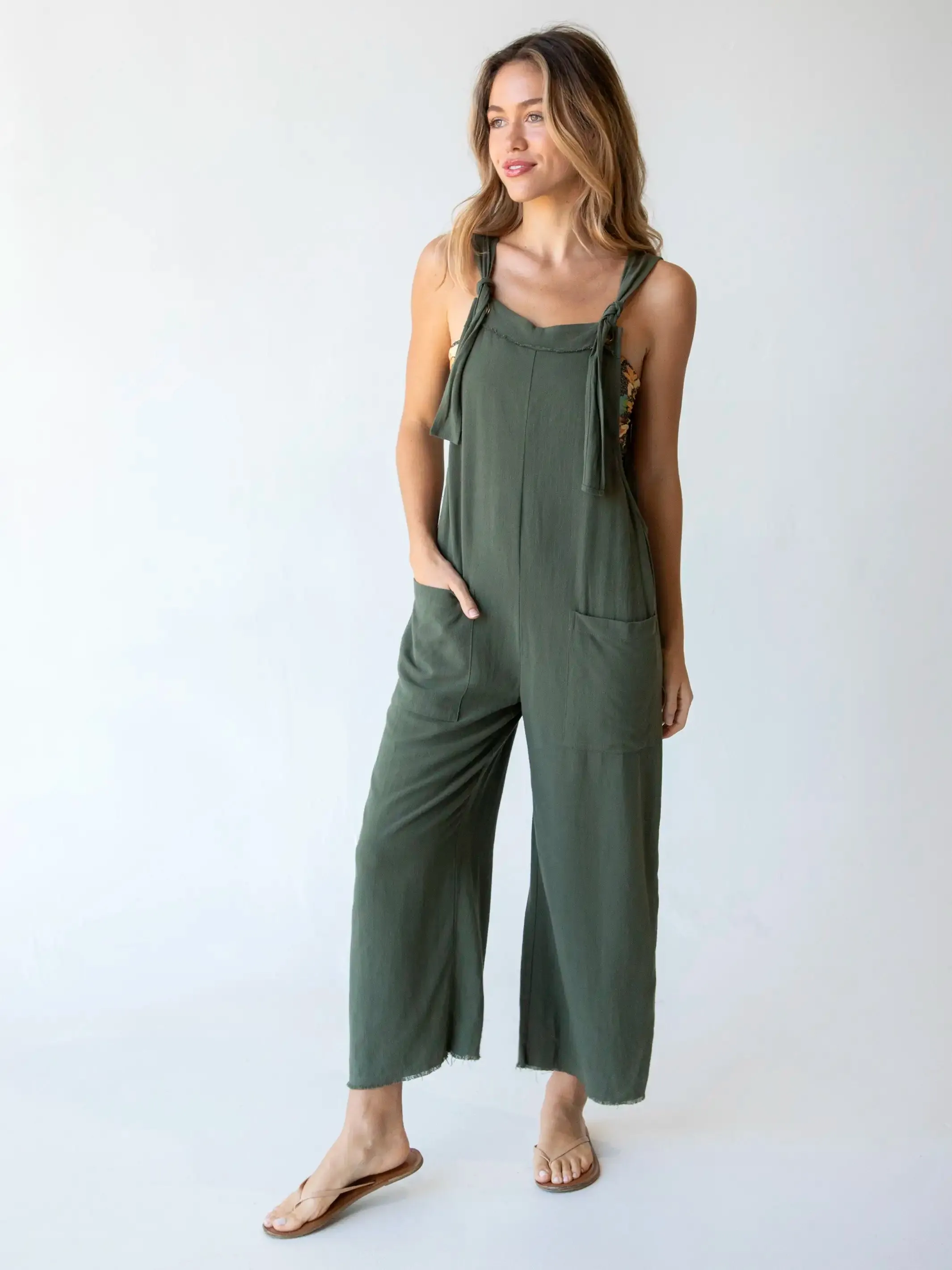 Carly Jumpsuit - Olive