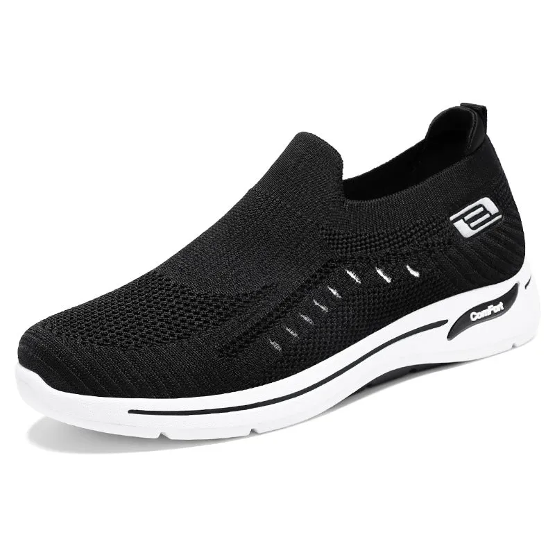 Casual and Lightweight Knitted Slip-On Sneakers for Everyday Use