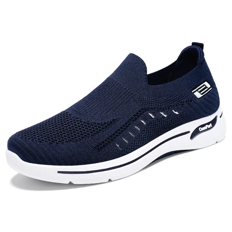 Casual and Lightweight Knitted Slip-On Sneakers for Everyday Use