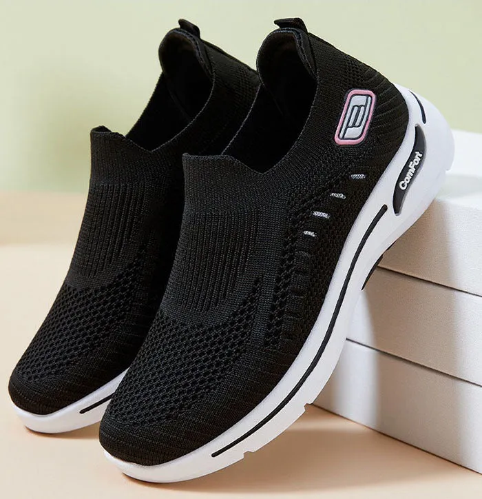 Casual and Lightweight Knitted Slip-On Sneakers for Everyday Use