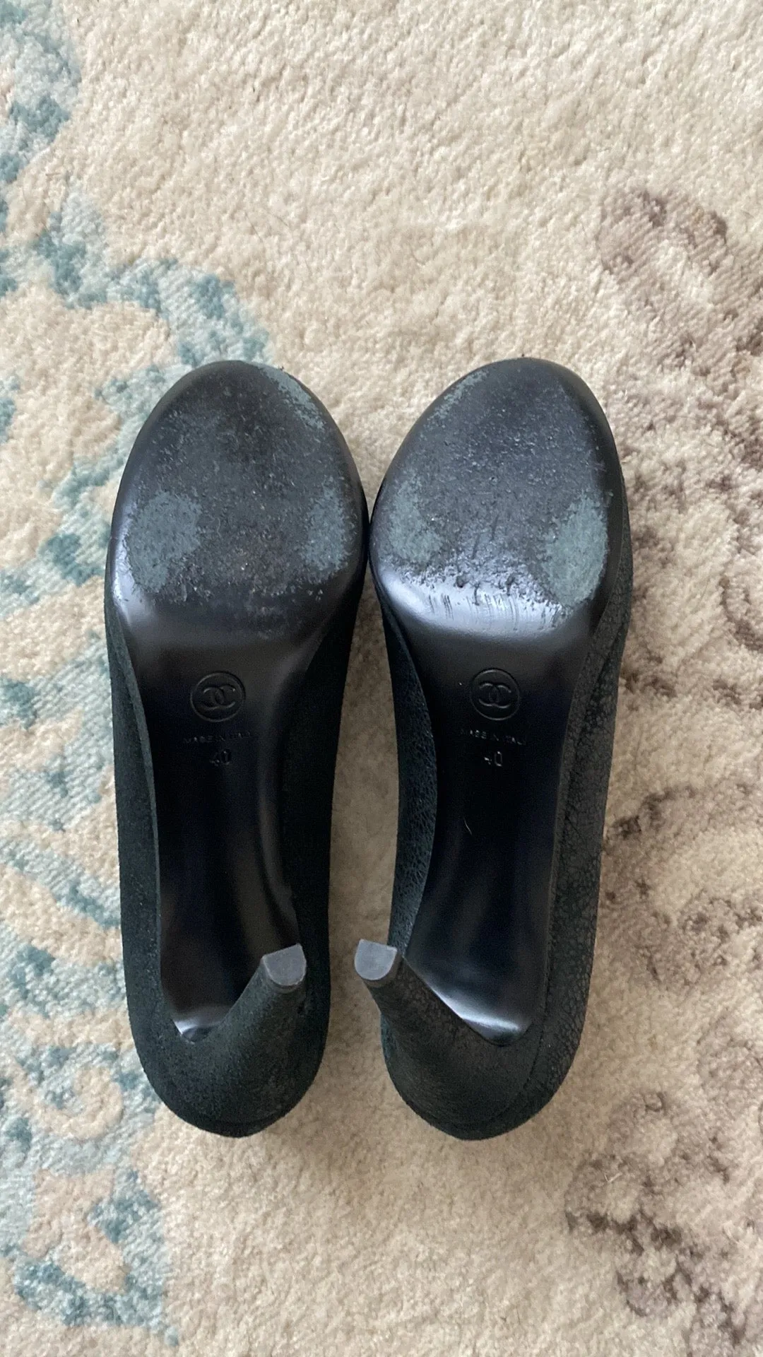 Chanel Interlocking CC Heels
