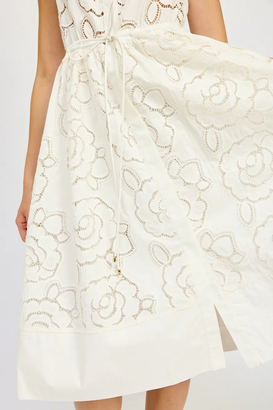 Chloe Belted Midi Dress