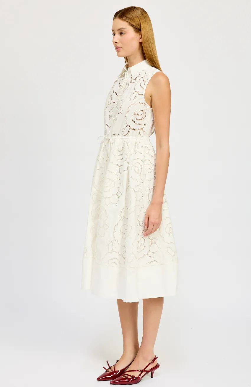 Chloe Belted Midi Dress