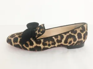 Christian Louboutin Pony Hair Leopard Loafer Size