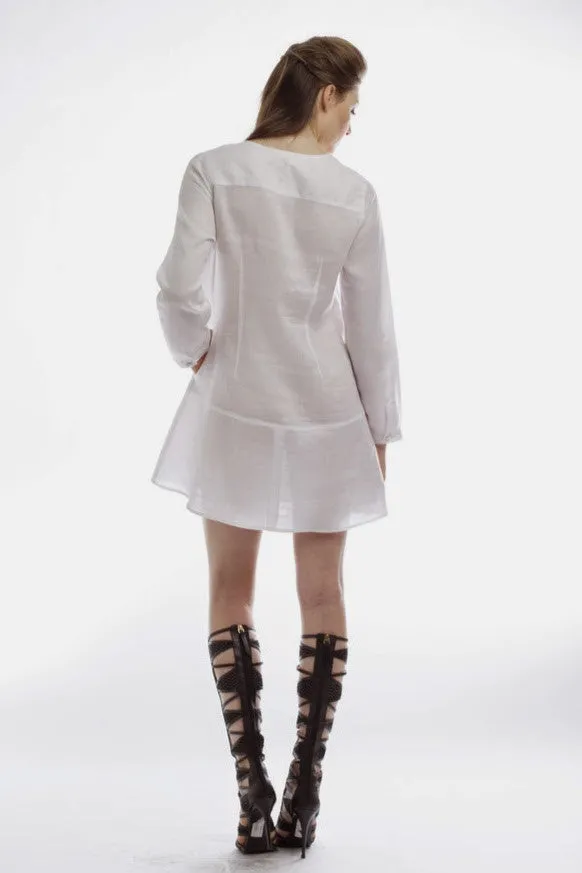 Classic Linen Long Sleeve Tunic