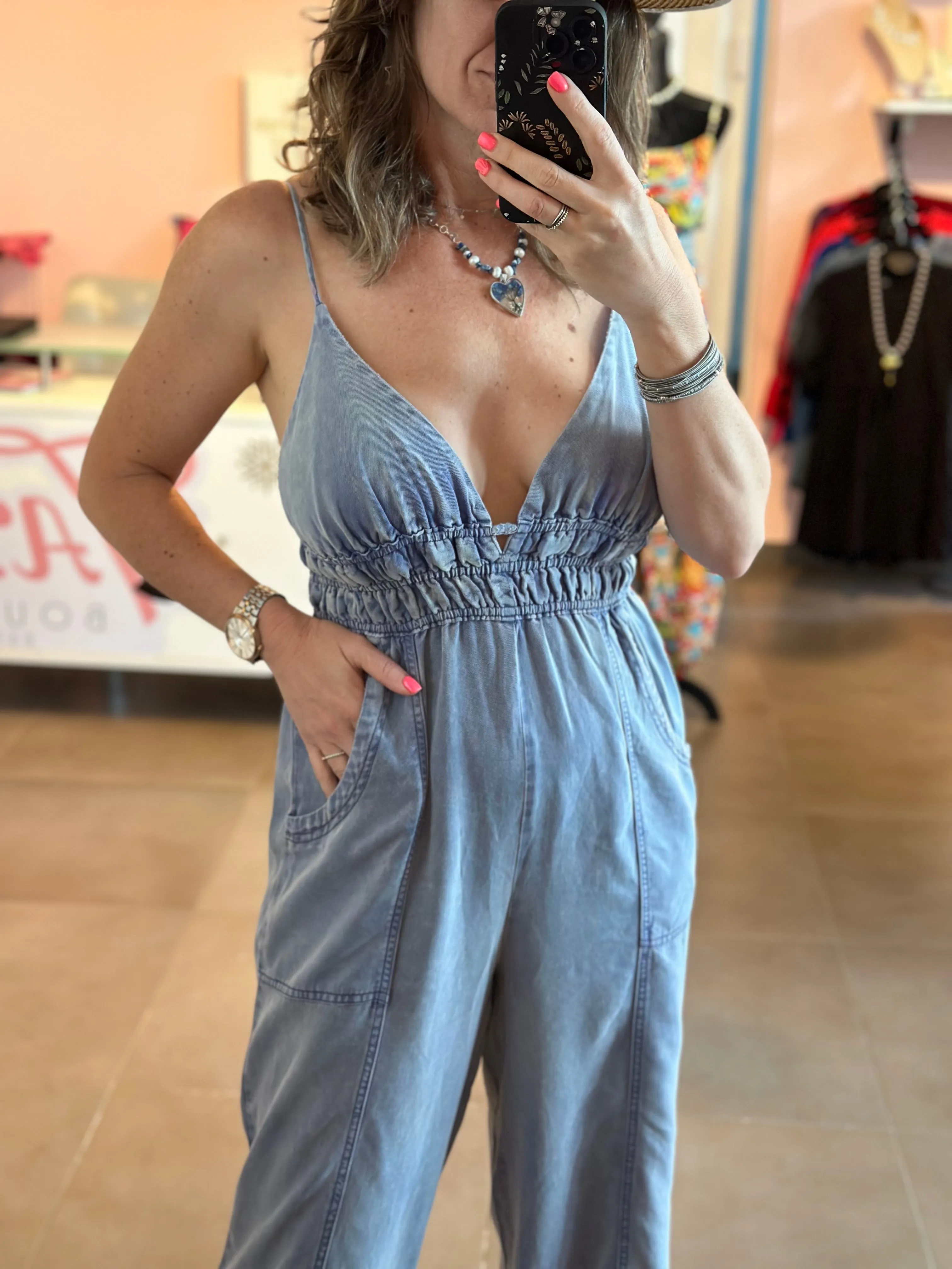 Classy Denim Jumpsuit