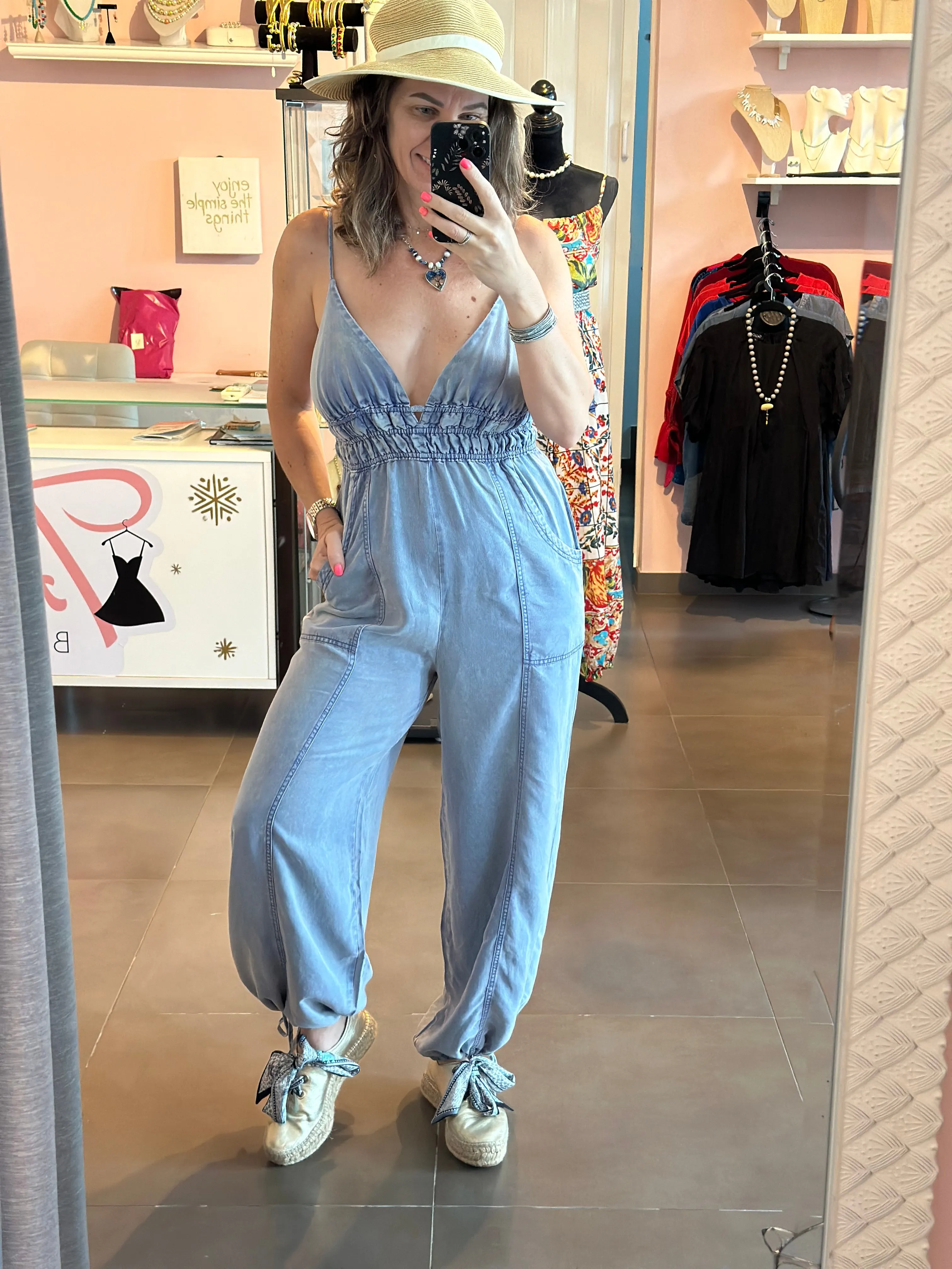 Classy Denim Jumpsuit