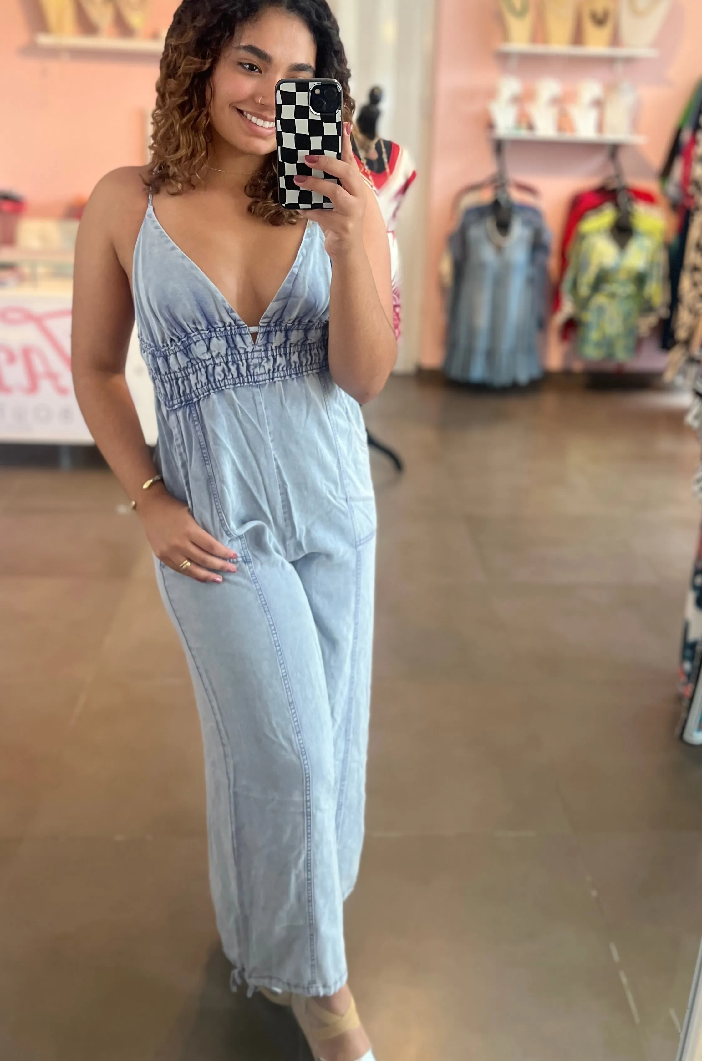 Classy Denim Jumpsuit