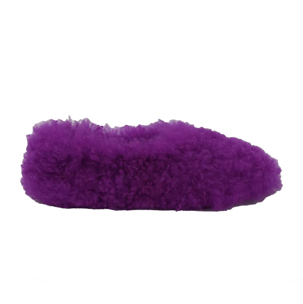 Céline - New w/o Tags - Phoebe Philo Shearling Loafer Flats - Fuchsia - 37- US 7