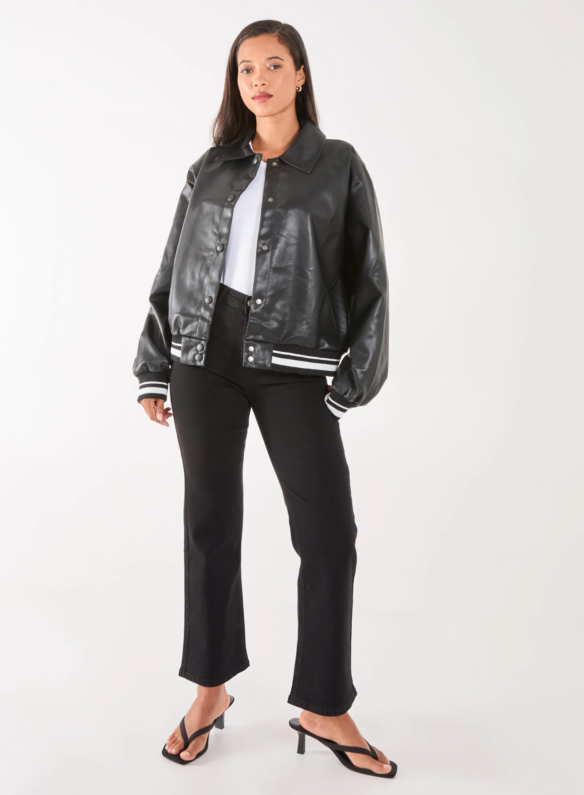 Collared Bomber Jacket