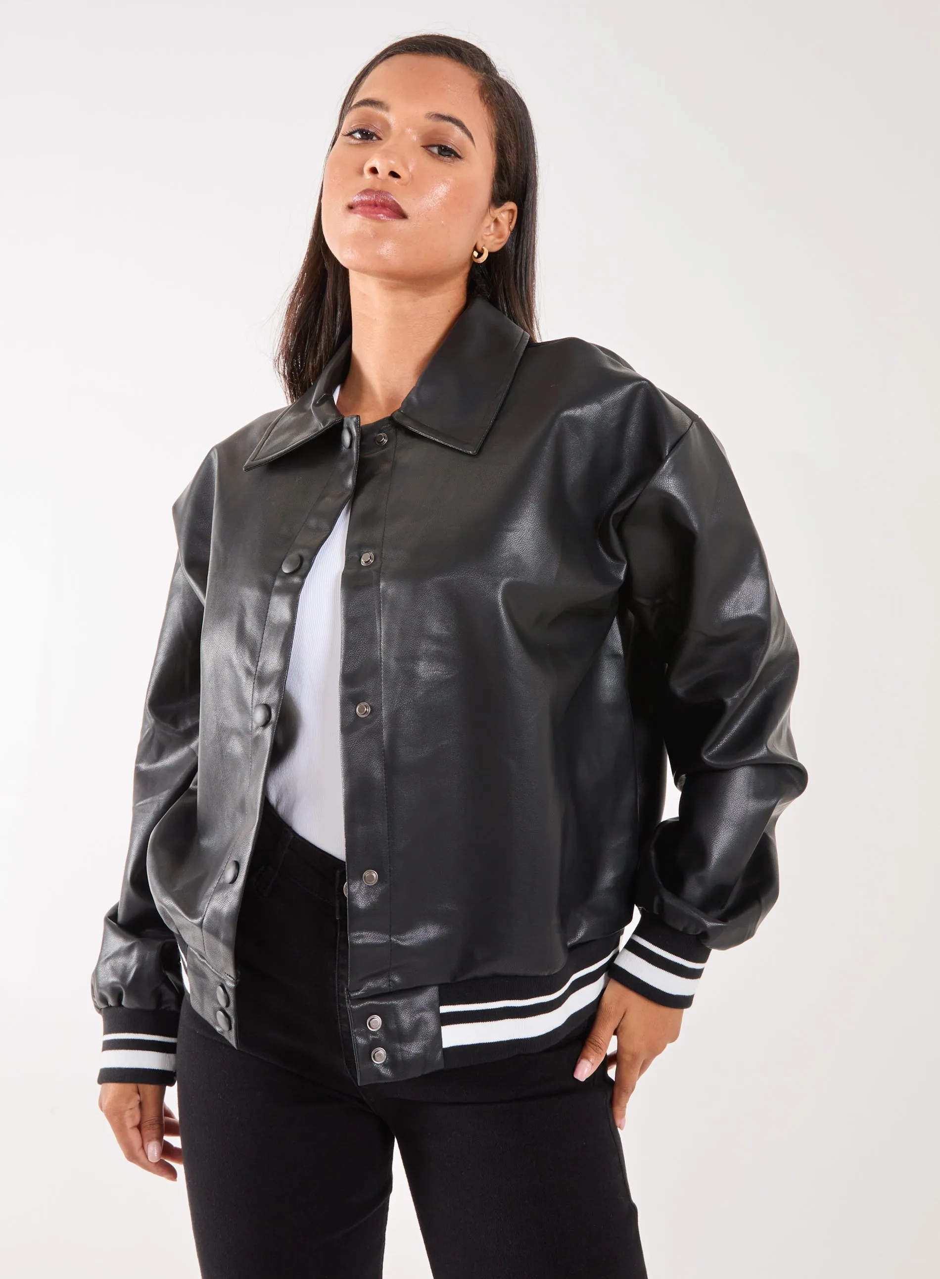 Collared Bomber Jacket