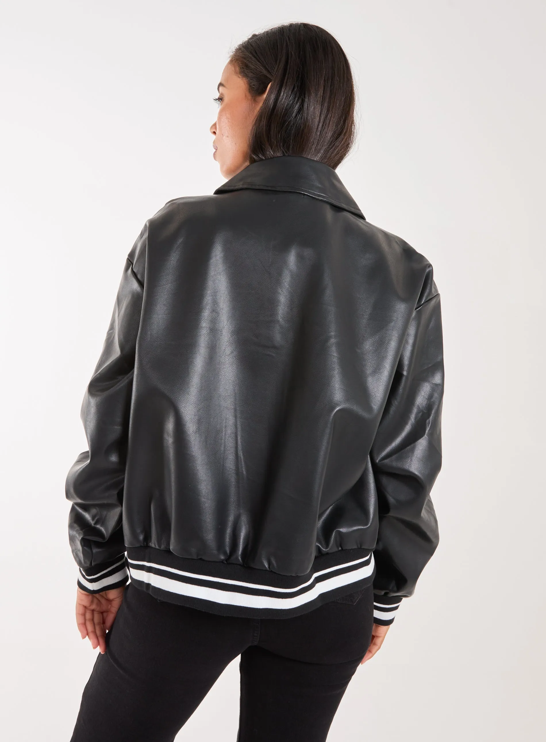 Collared Bomber Jacket