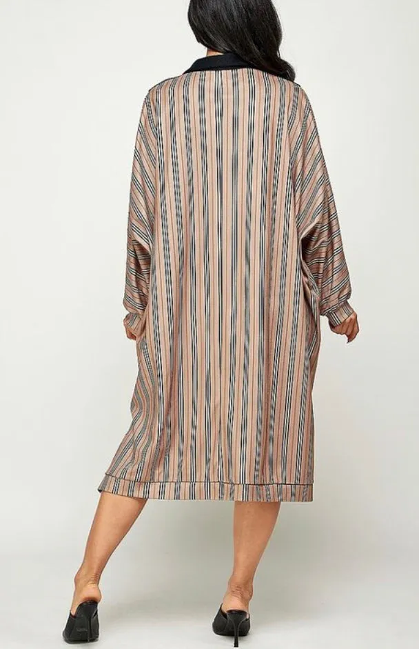Color Block Oversized Dress