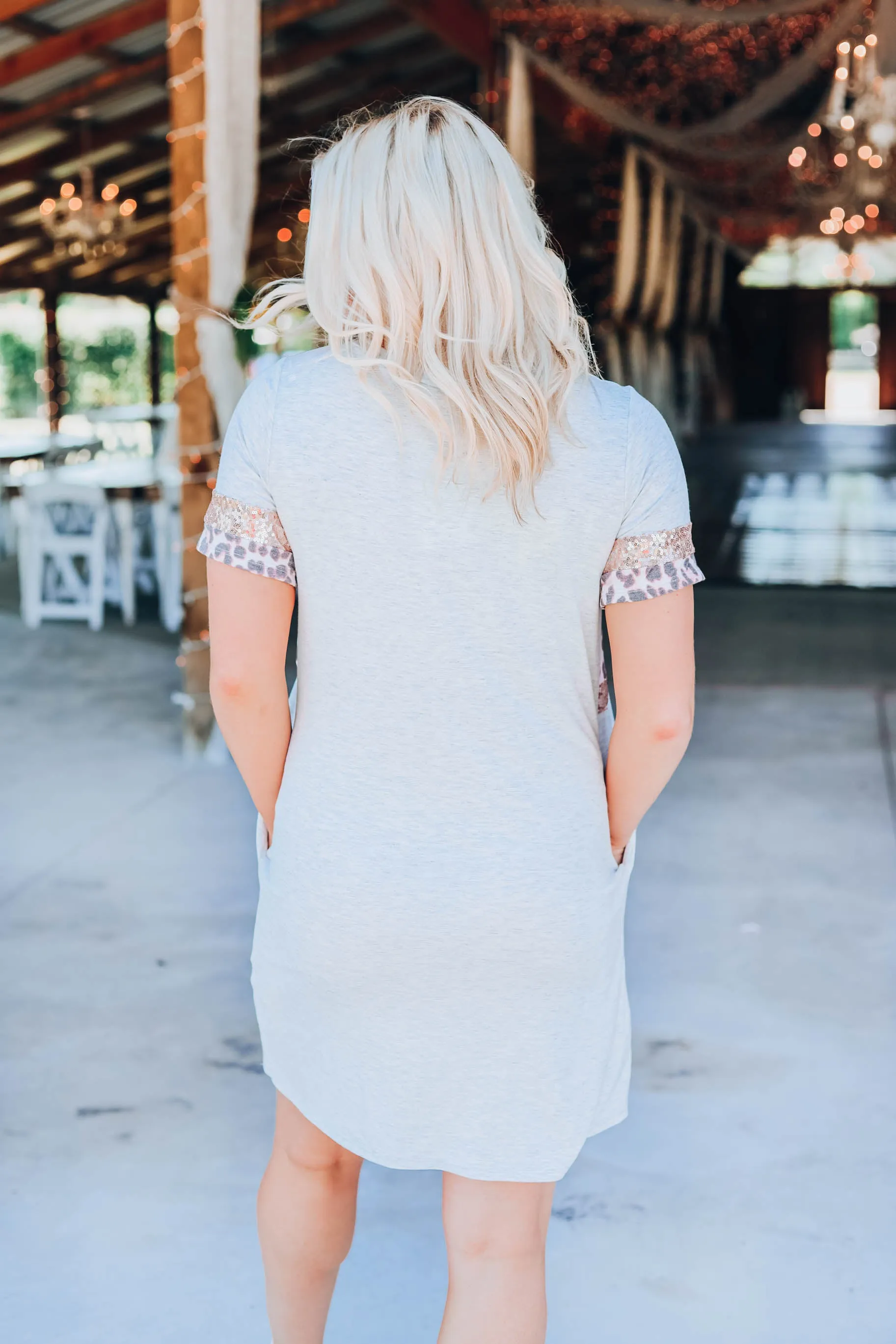 Color Block T-Shirt Dress