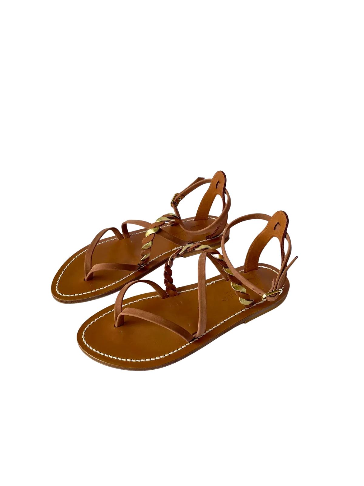 Combo Strap Sandal in Combi Lame