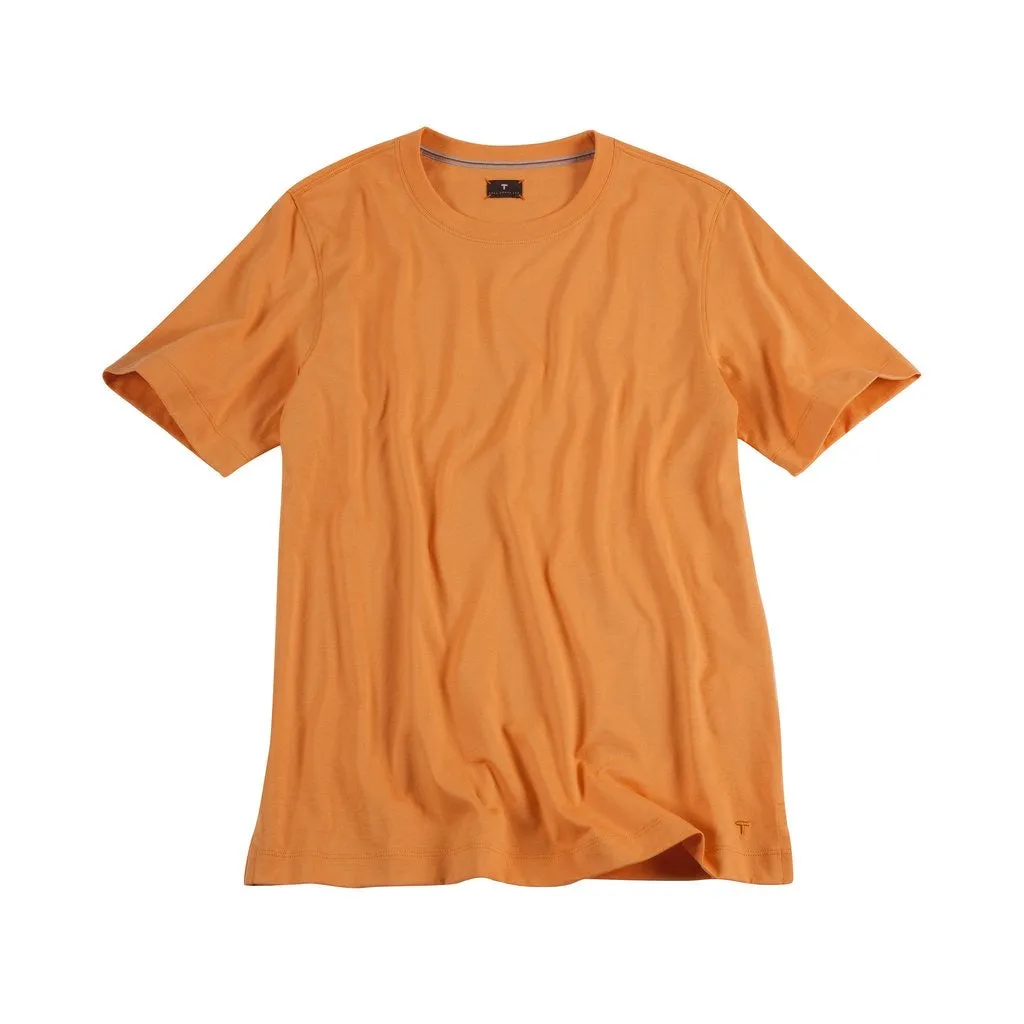 Crew Neck Tee Shirt - Orange