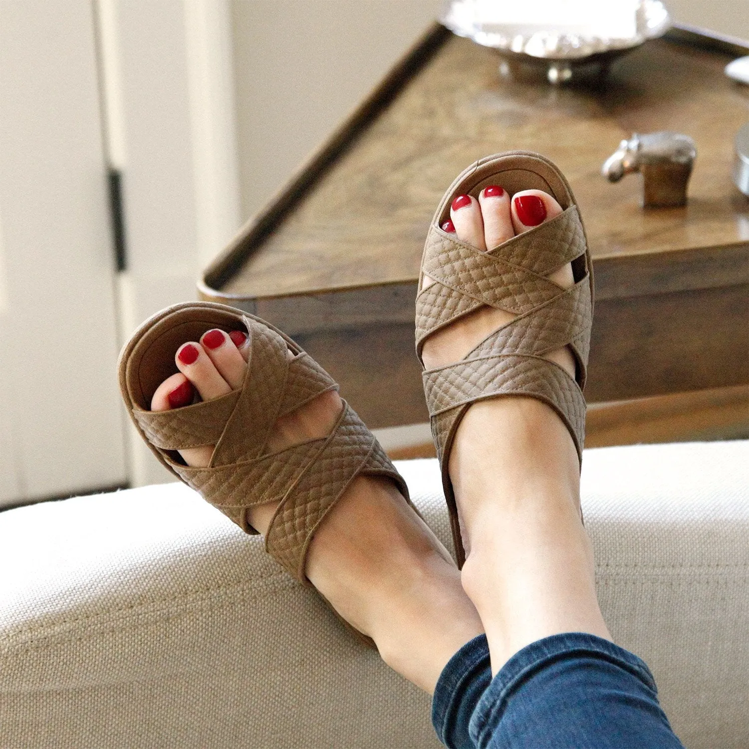 Cross Strap Women's Sandals