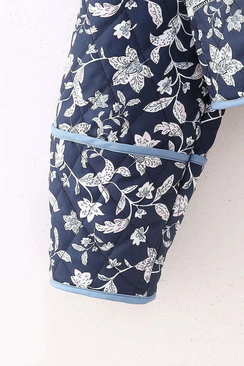 CS3380 Floral Quilted Jacket Outerwear