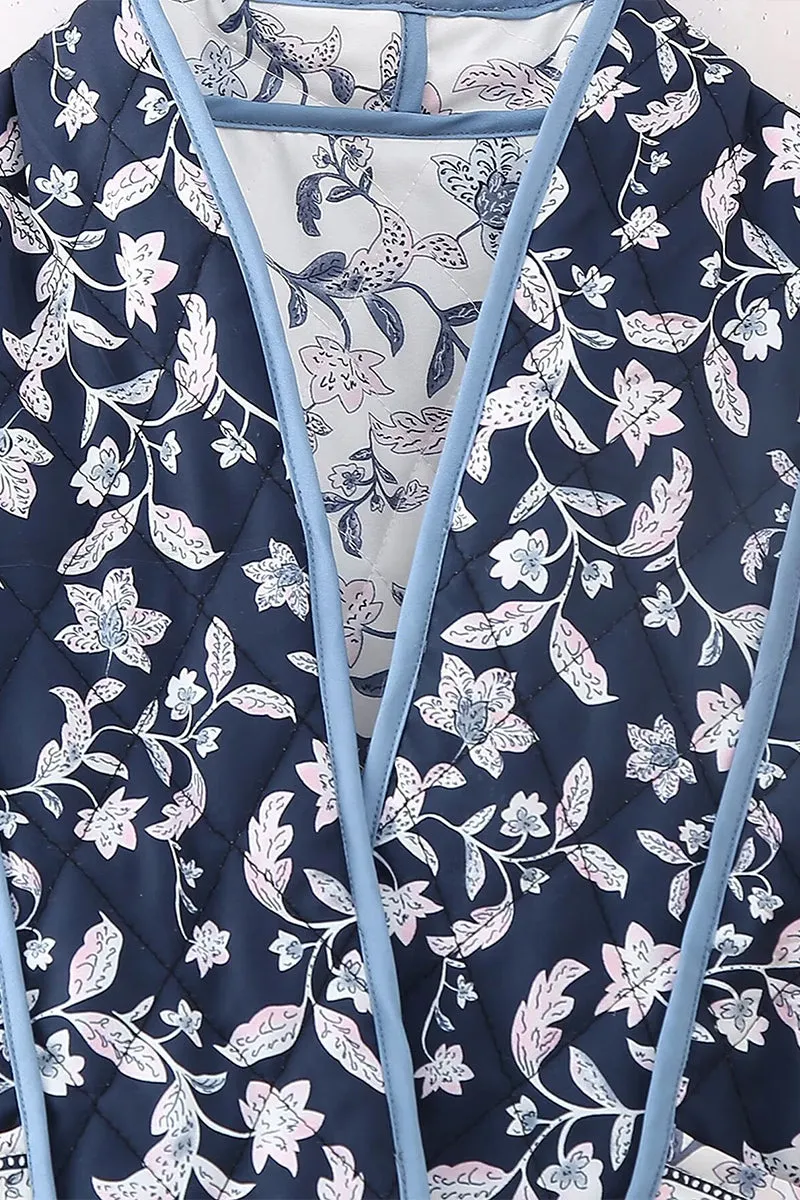 CS3380 Floral Quilted Jacket Outerwear