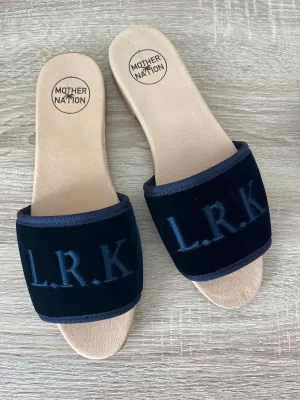 Custom Velvet Sandals