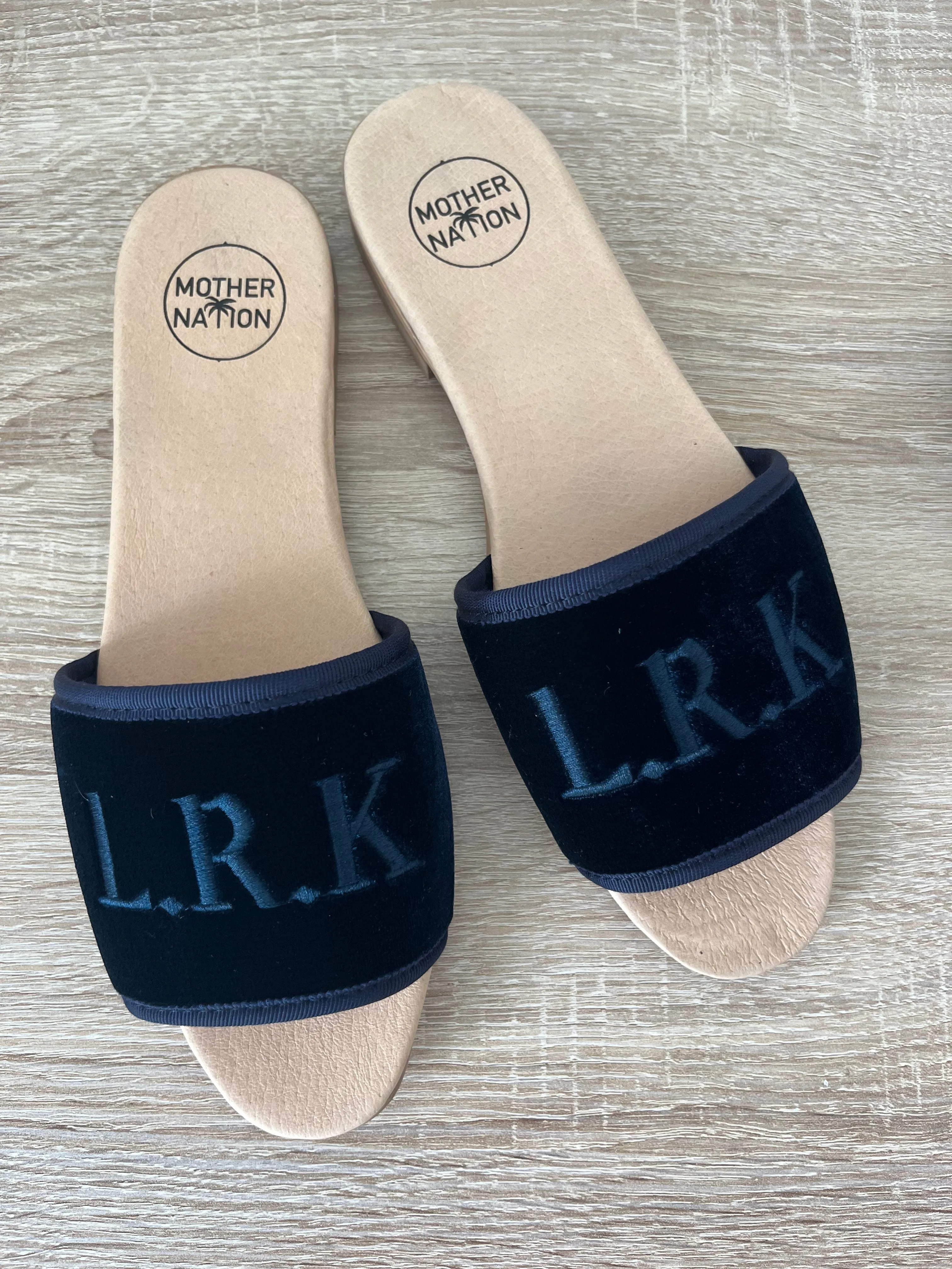 Custom Velvet Sandals