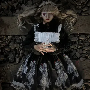 Dark Lolita dress shirt yc23777
