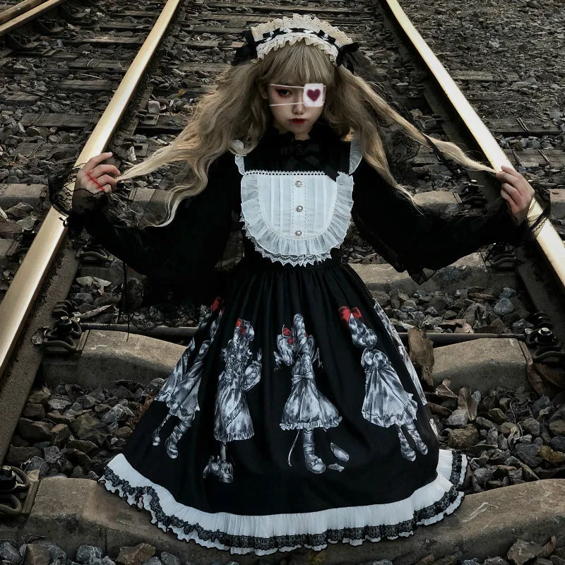 Dark Lolita dress shirt yc23777