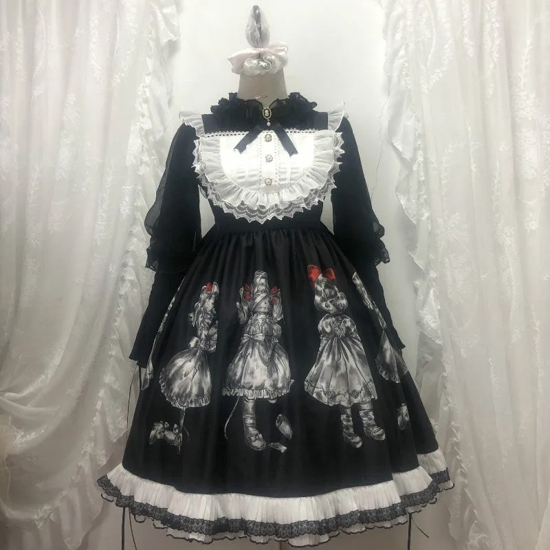 Dark Lolita dress shirt yc23777