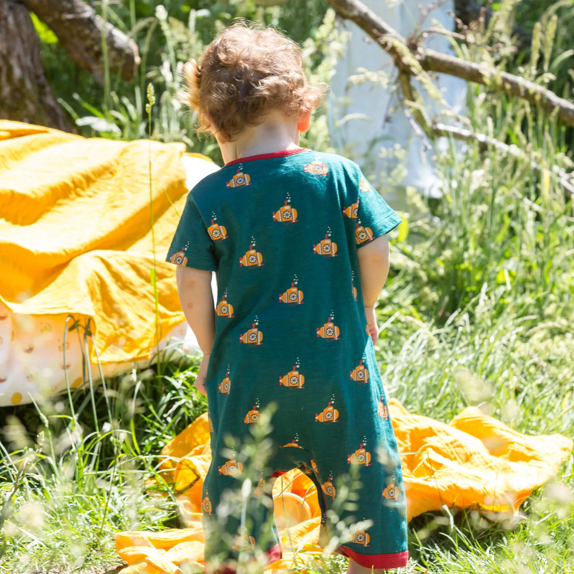 Deep Sea Explorers Organic Romper Playsuit