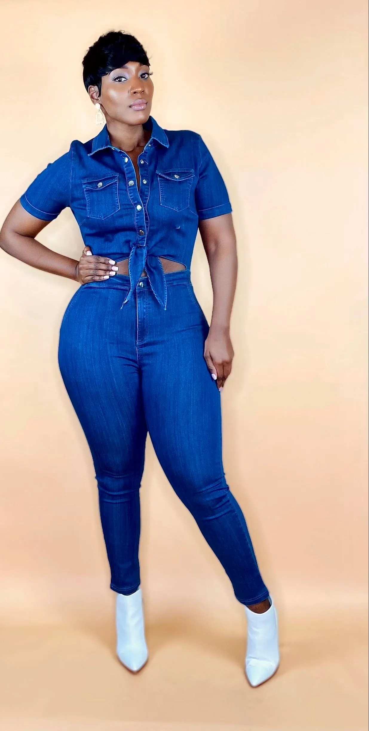 Denim Jumpsuit