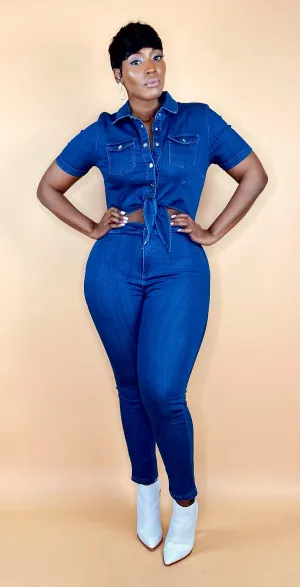 Denim Jumpsuit