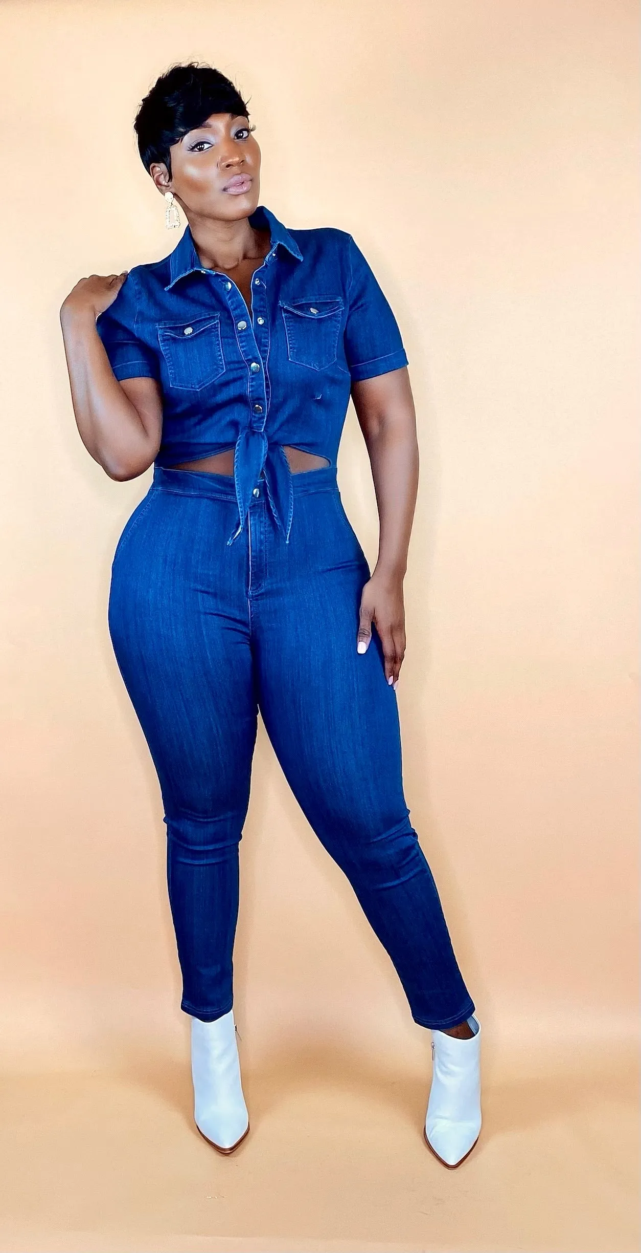 Denim Jumpsuit
