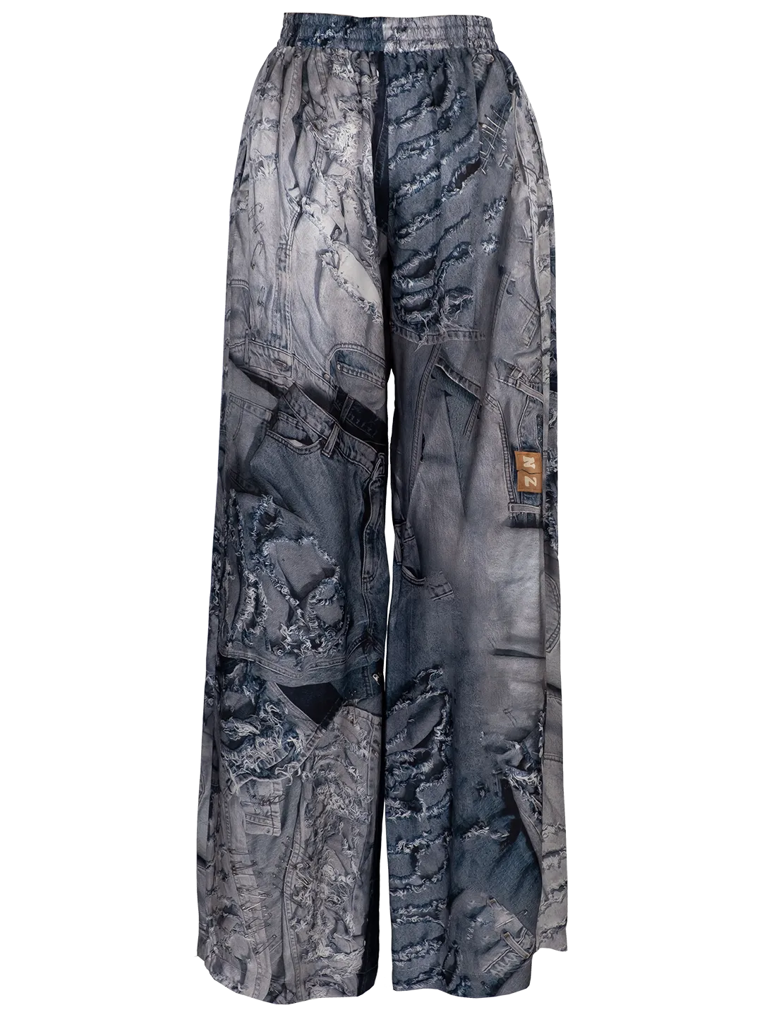 Denim Print Pyjama Pants