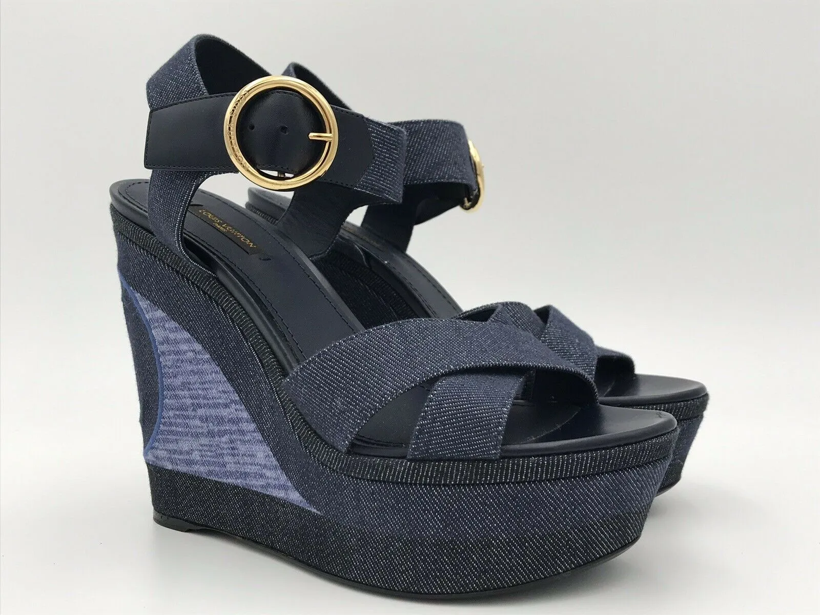 Denim Shore Wedge Sandal