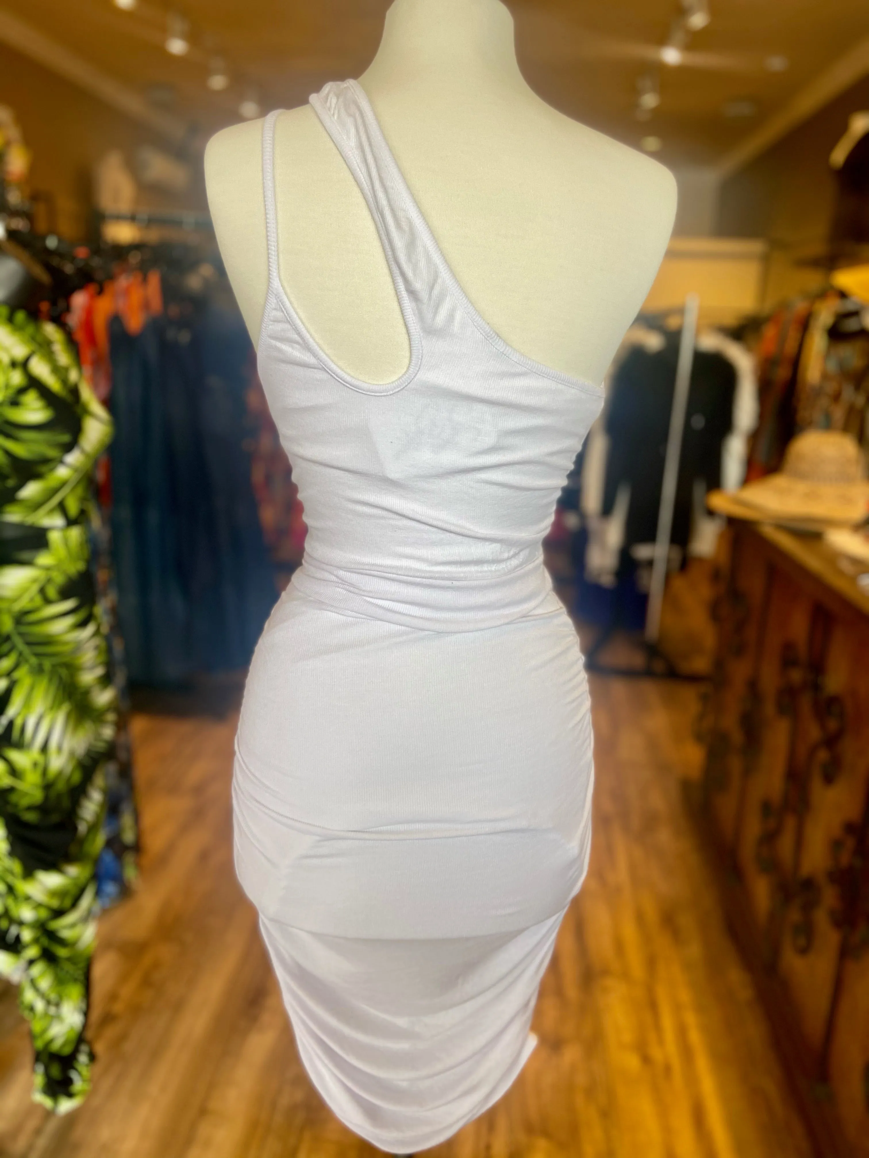 Different Strap Scrunge Dress FINAL SALE