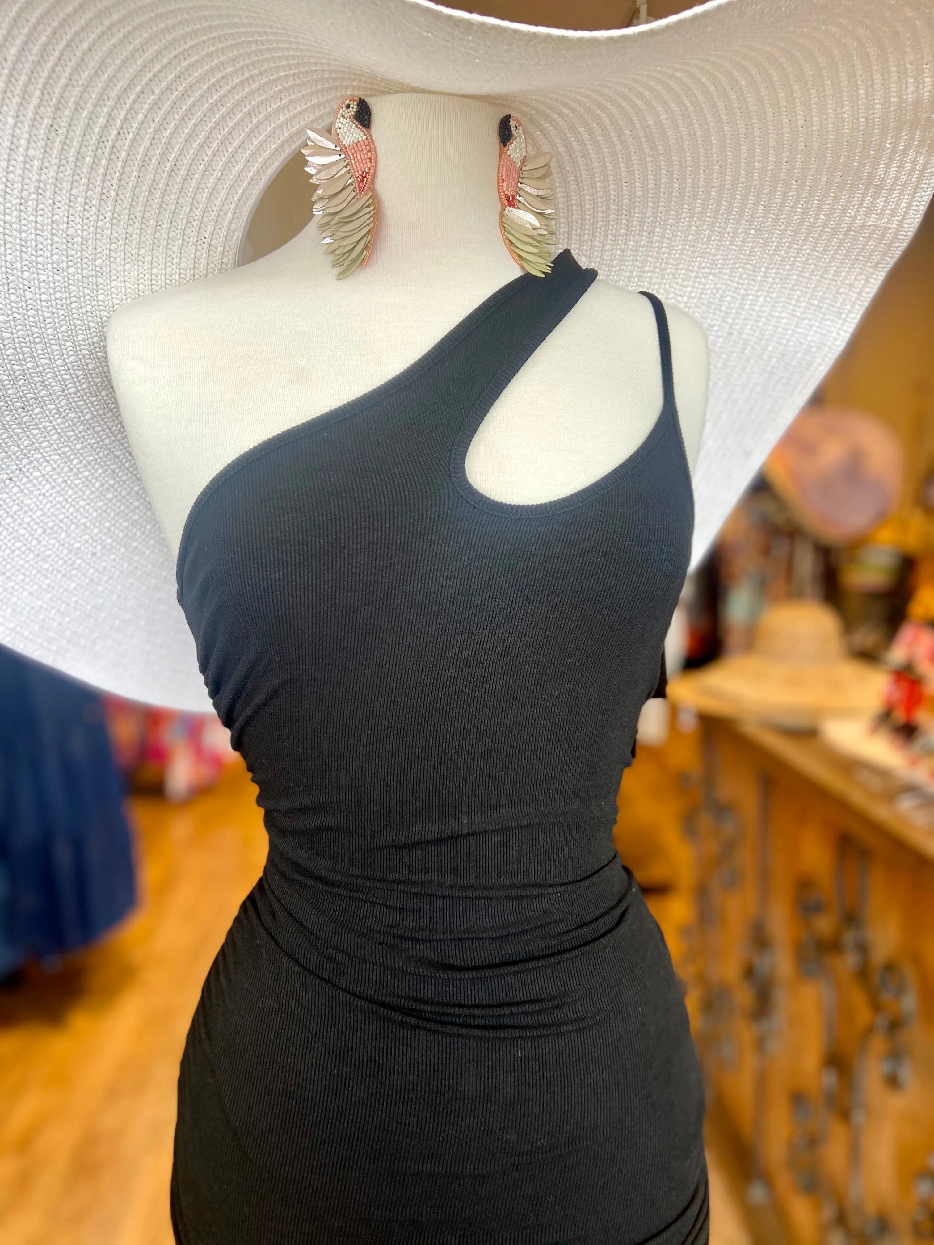 Different Strap Scrunge Dress FINAL SALE
