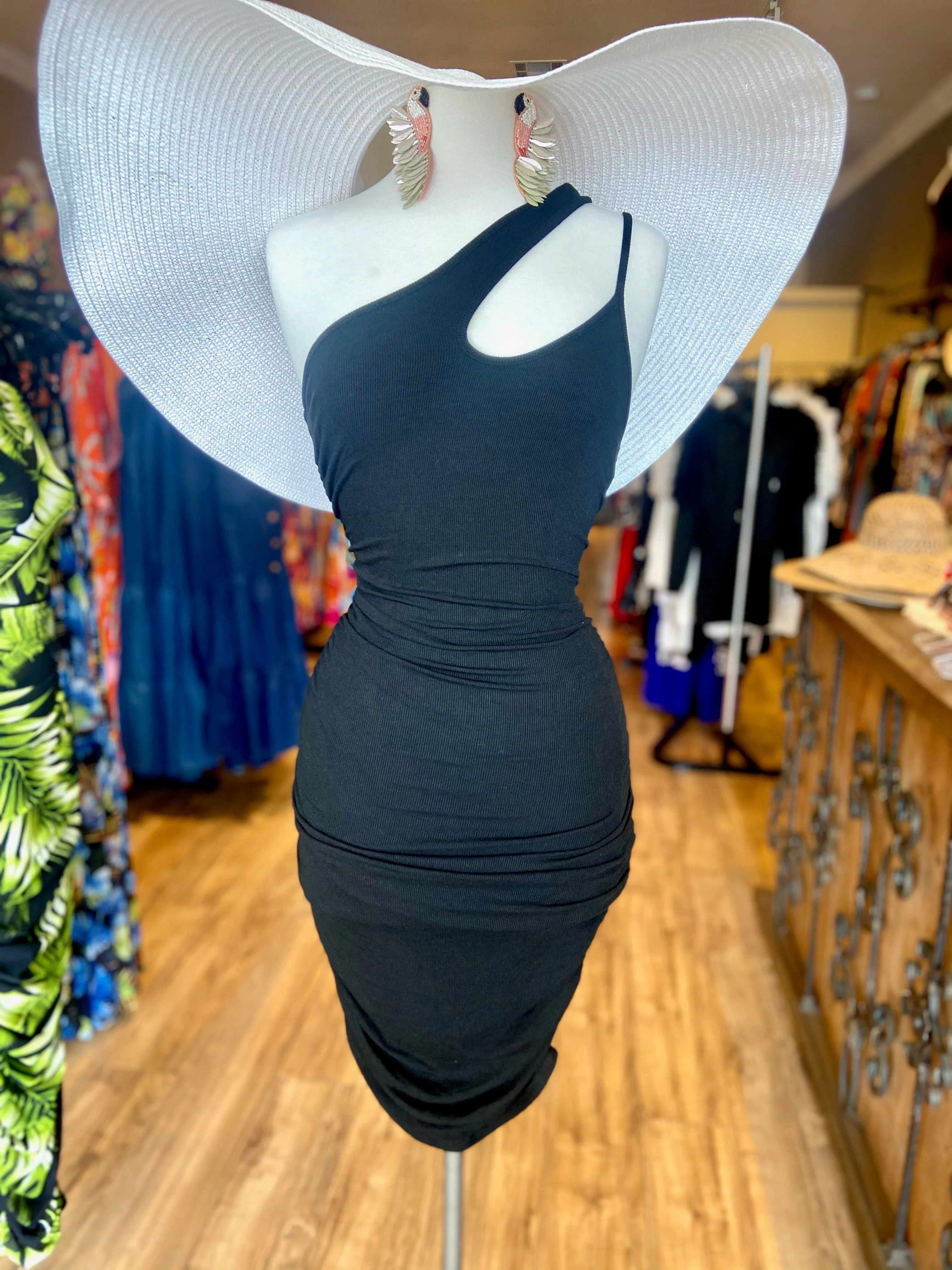 Different Strap Scrunge Dress FINAL SALE