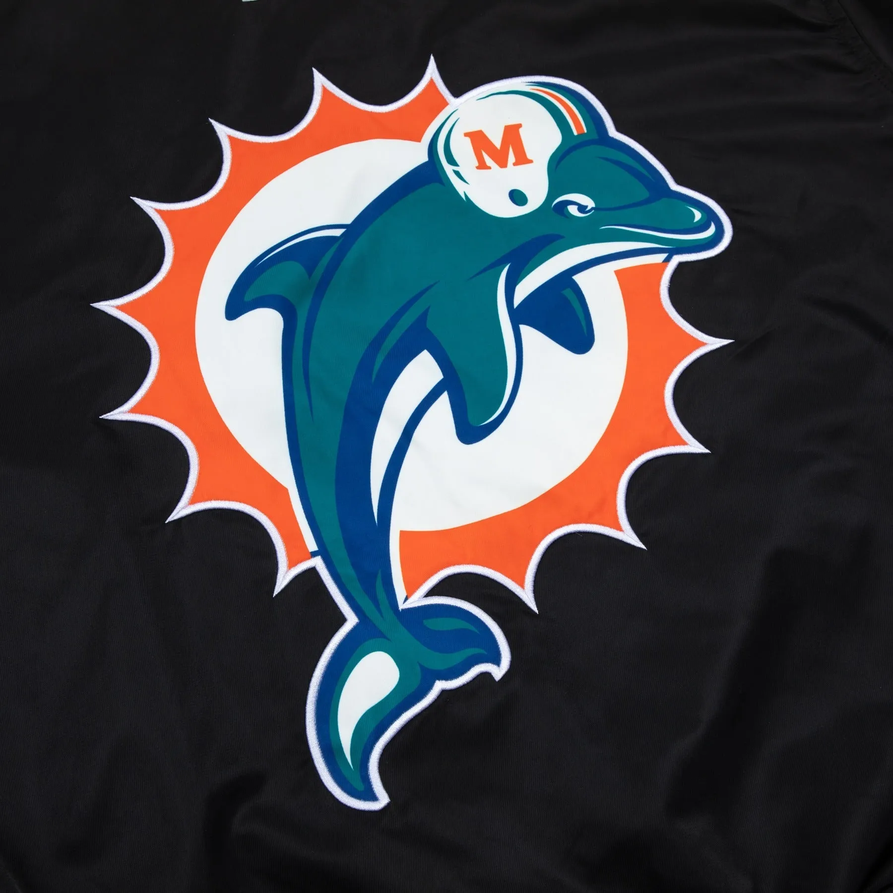 DOLPHINS SATIN BOMBER JACKET by GOLF WANG