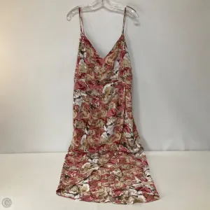 Dress Casual Midi By Cme In Floral Print, Size: Xl