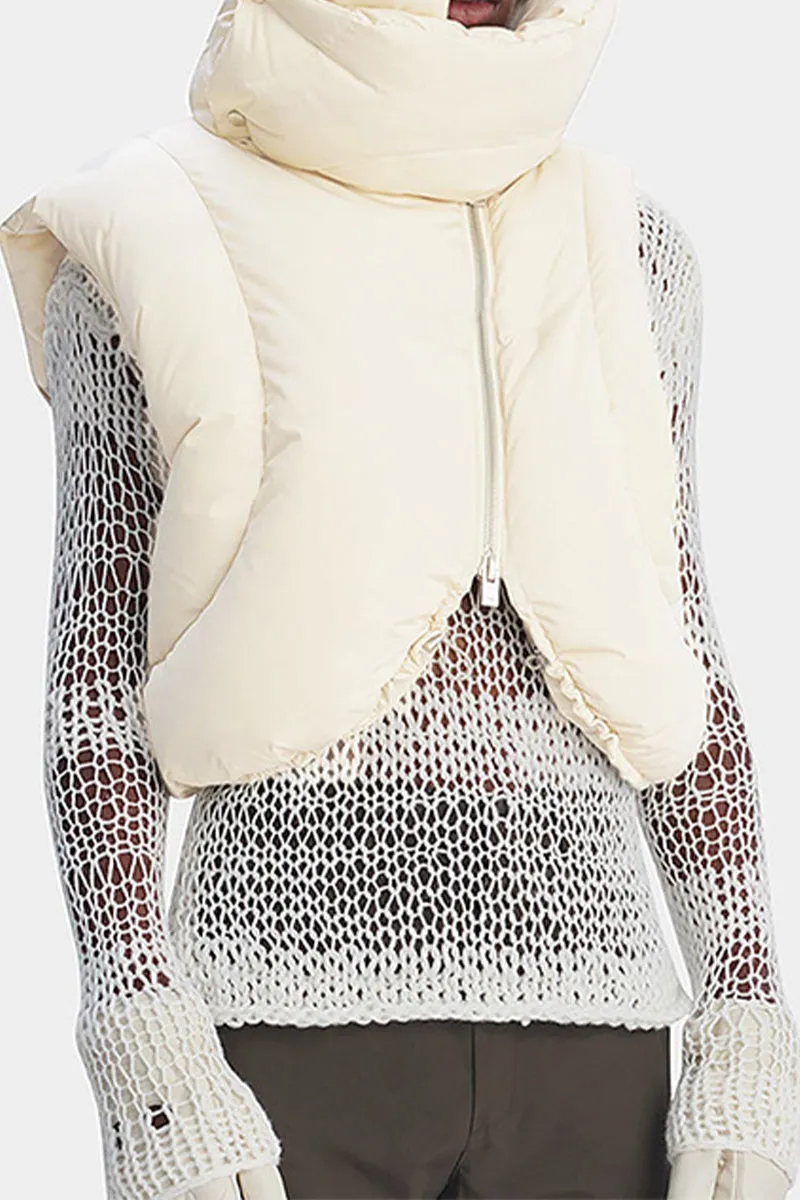 DS3290 Puffer Crop Vest Outerwear