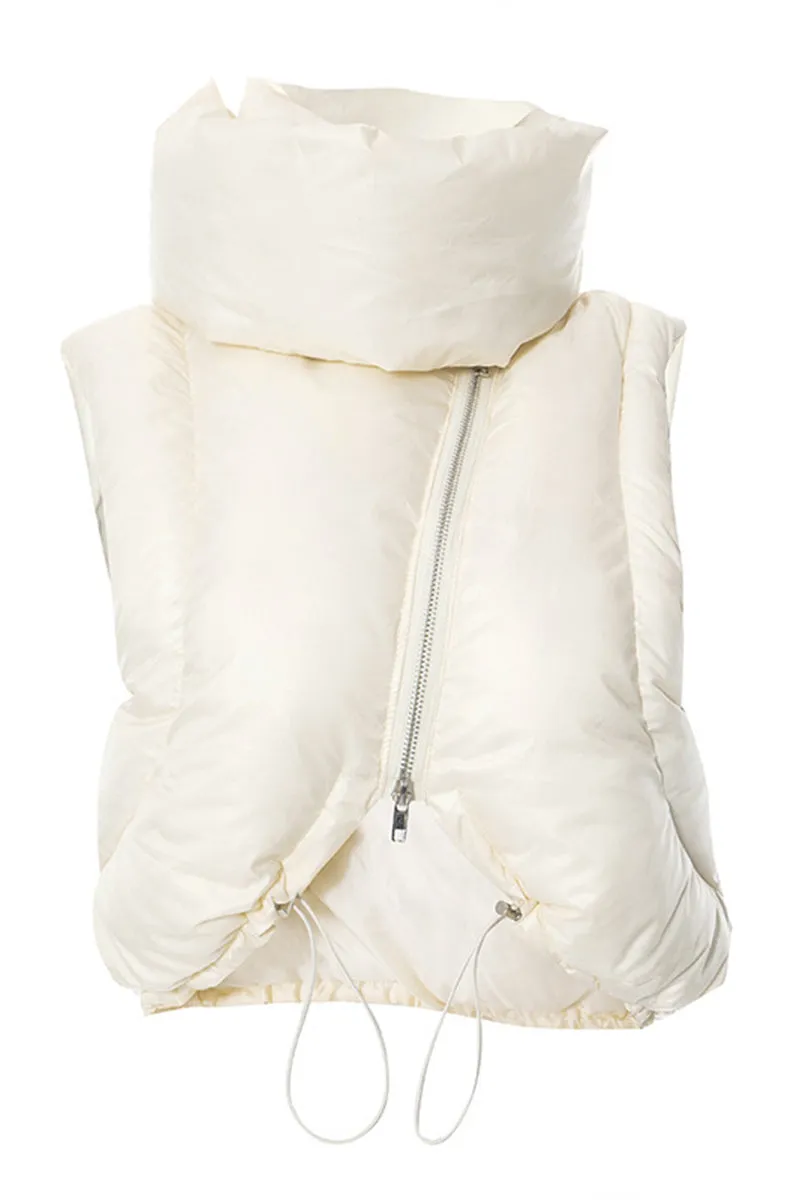 DS3290 Puffer Crop Vest Outerwear