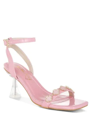 Ebina Charm Detail Spool Heels
