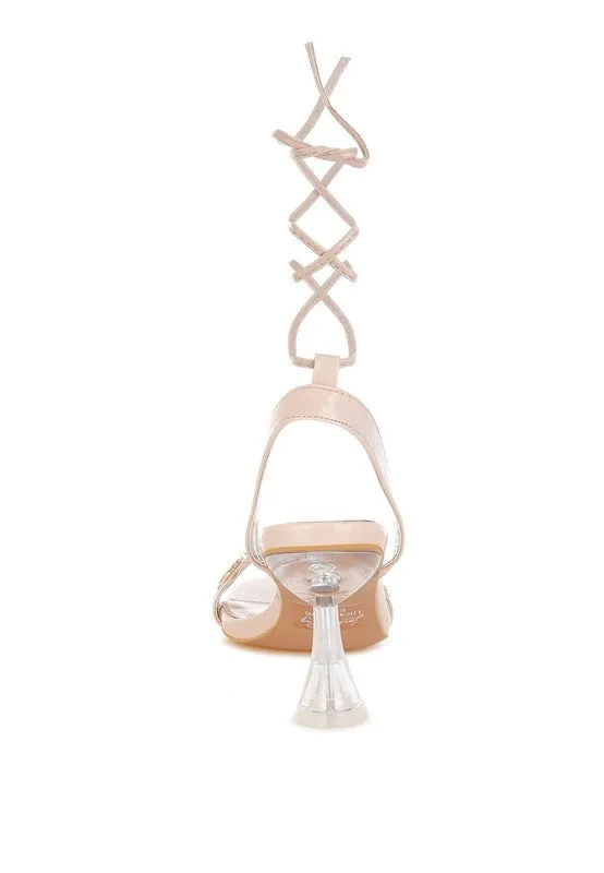 Ebina Charm Detail Spool Heels