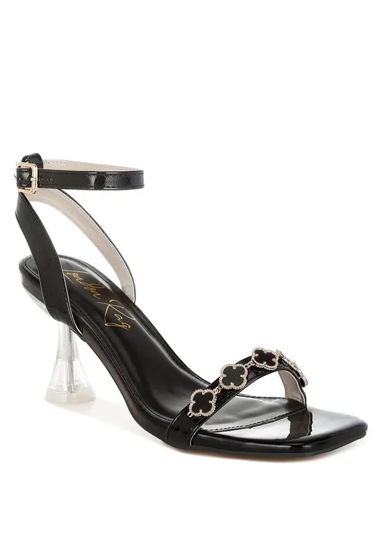 Ebina Charm Detail Spool Heels