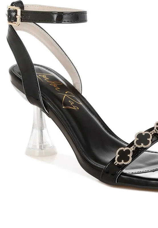 Ebina Charm Detail Spool Heels