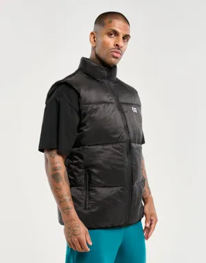 Echt Dart Puffer Vest - Black